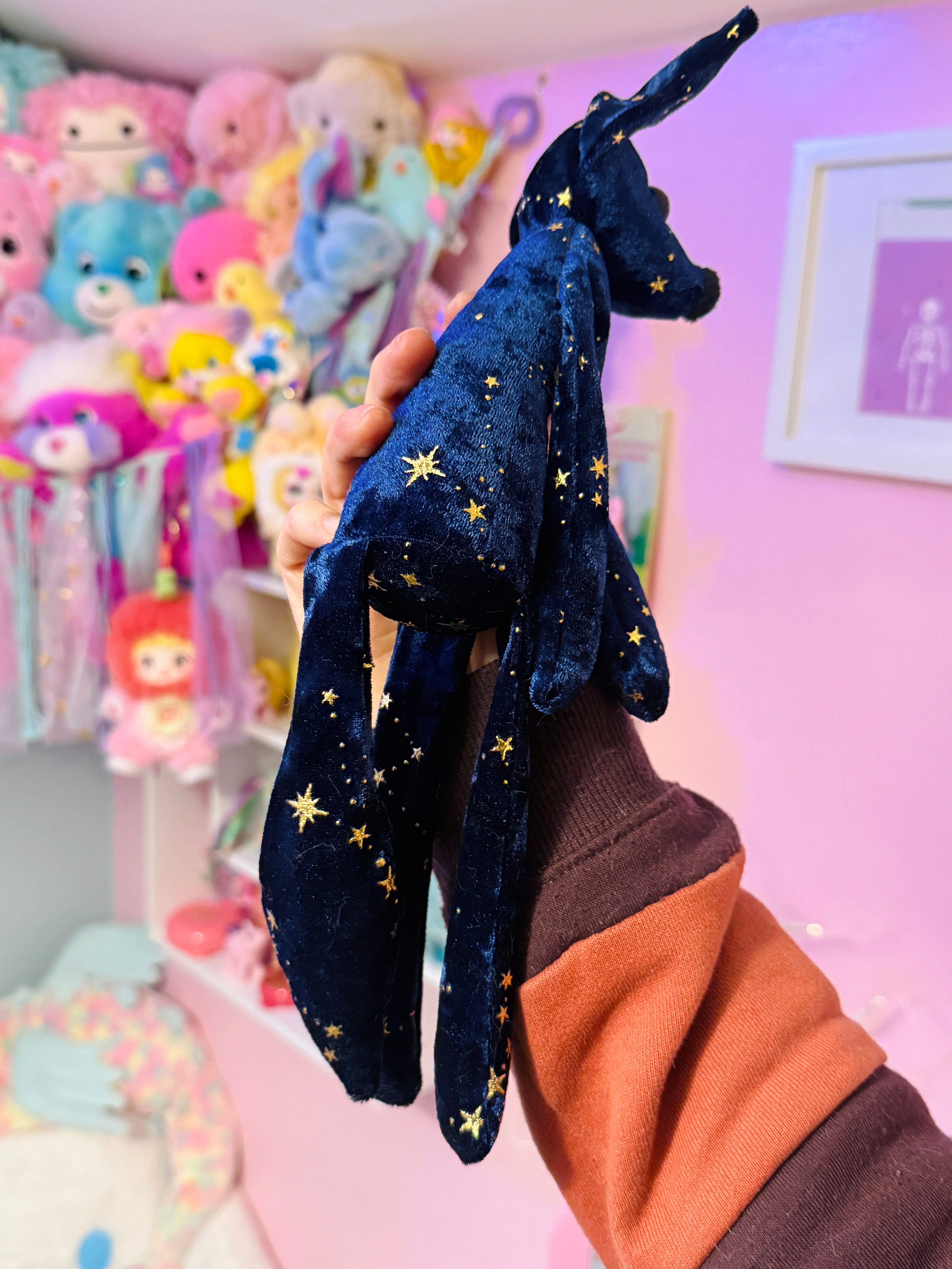 NEBULA FOX - Handmade Luxury Weighted Fox Doll