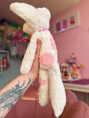 STRAWBERRY MILK FOX - Handmade Luxury Weighted Plush Fluffy Fox Doll