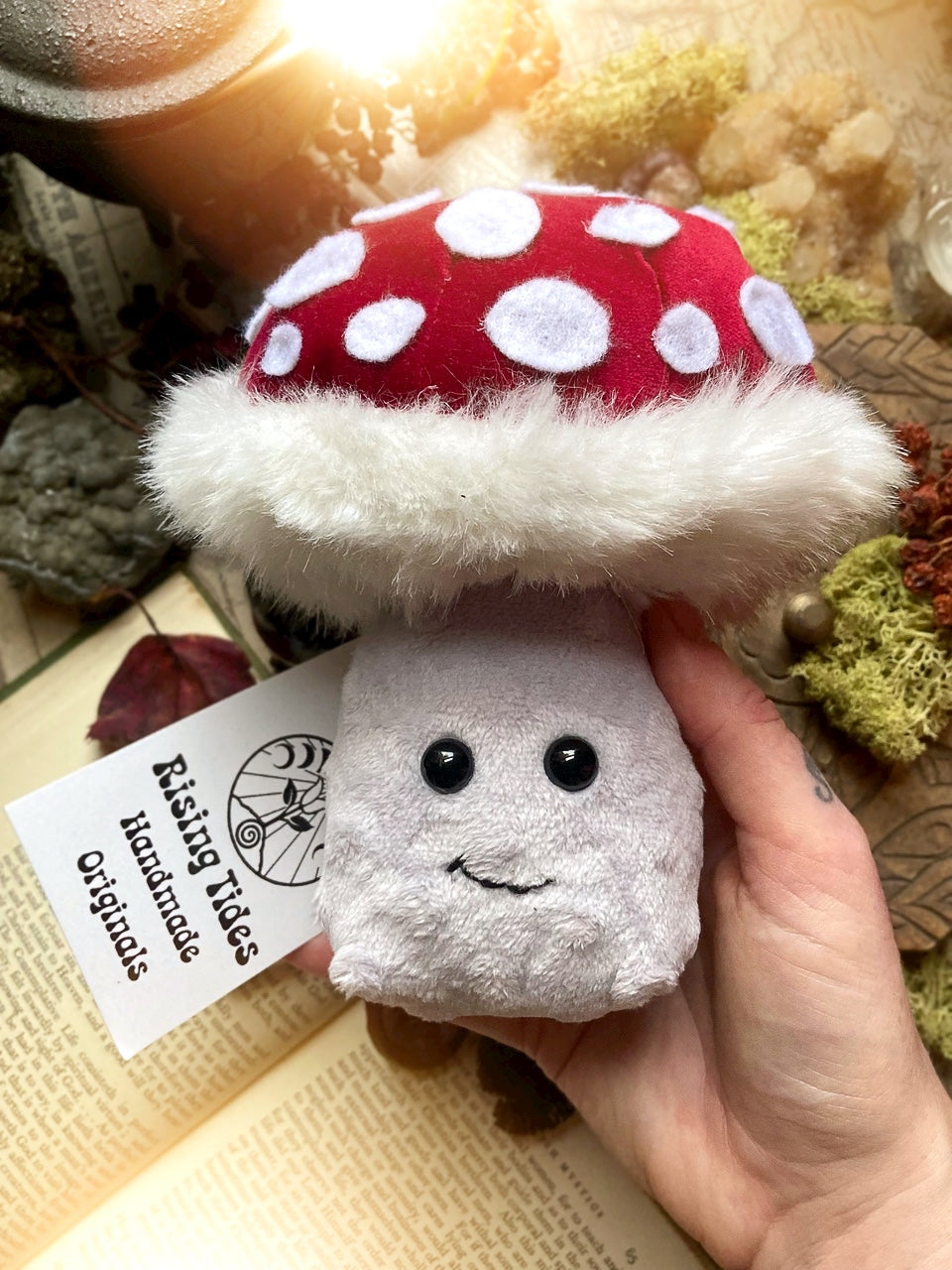 ORIGINAL PLUSHIE MUSHIE Handmade Plush Mushroom Friend