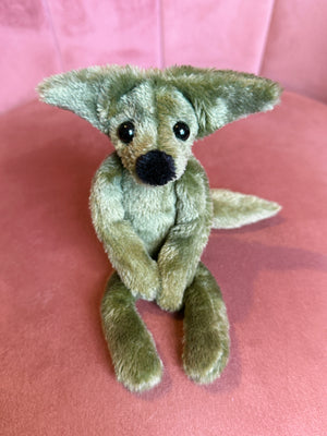 TINY HUNTER FOX - Handmade Luxury Weighted Fox Doll