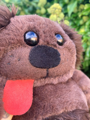 🎃Pumpkin the Puppy🎃- OOAK Handmade Weighted Plush Puppy Comfort Creature