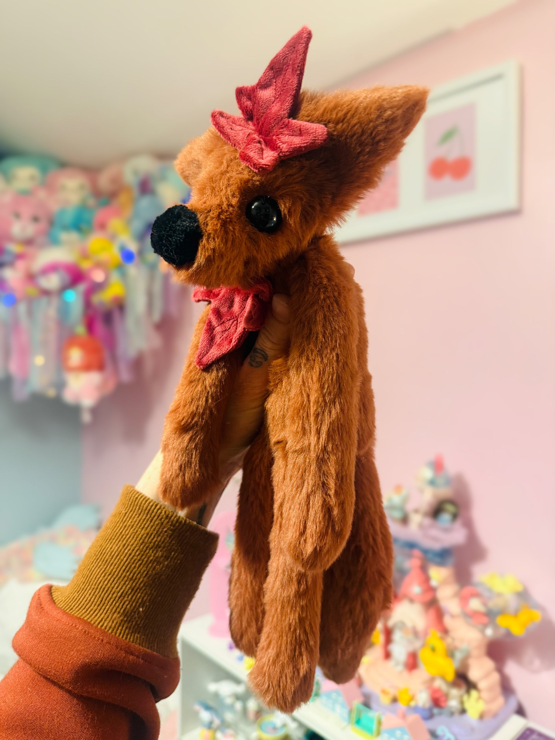 MAPLE FOX - Handmade Luxury Weighted Fox Doll
