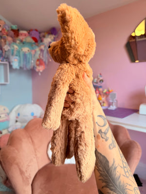 FUDGE FOX (A) - Handmade Luxury Weighted Fox Doll