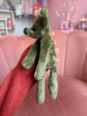 TINY HUNTER FOX - Handmade Luxury Weighted Fox Doll