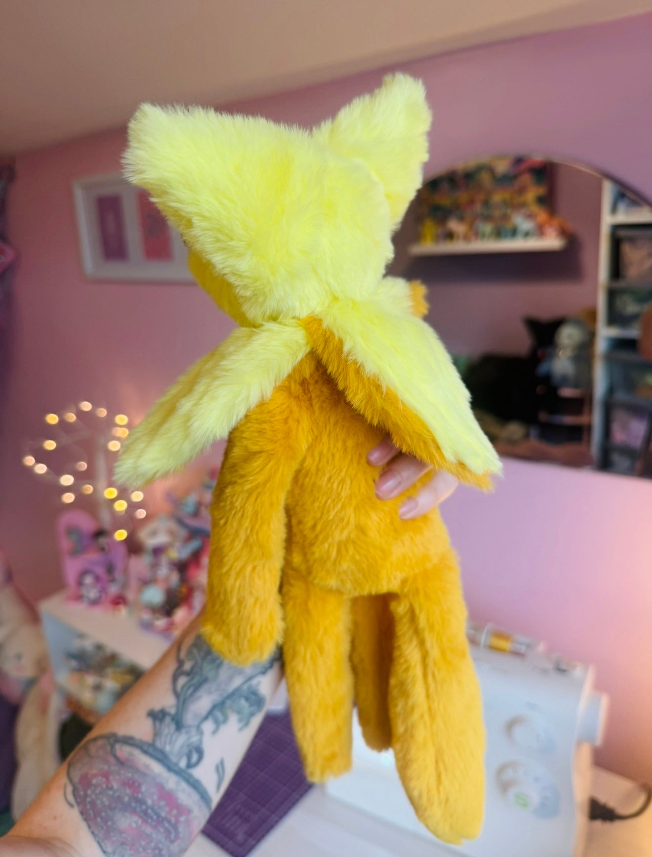 BANANA FOX - Handmade Luxury Weighted Fox Doll