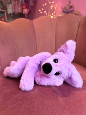 LILAC FOX - Handmade Luxury Weighted Fox Doll
