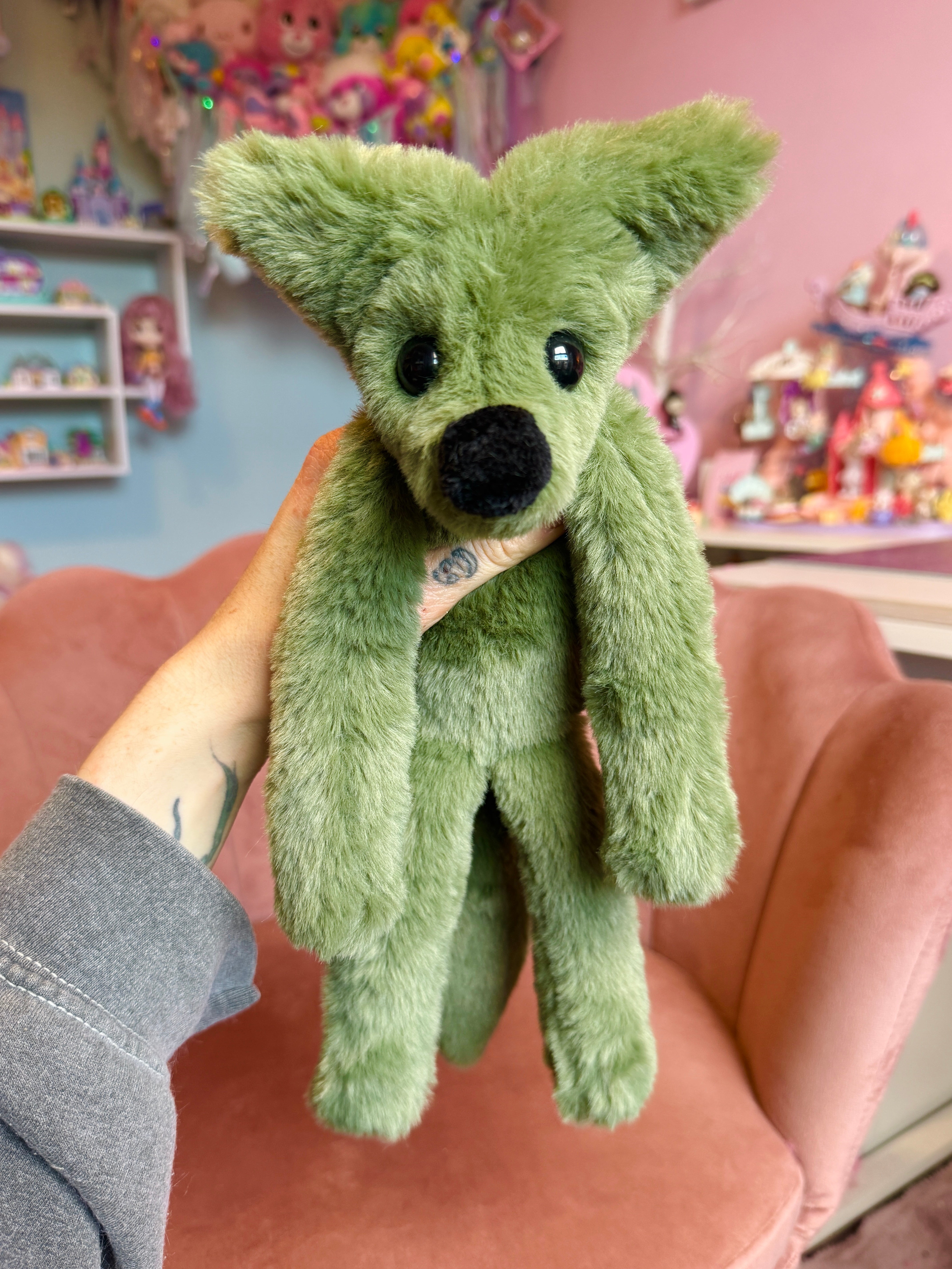HUNTER FOX - Handmade Luxury Weighted Fox Doll