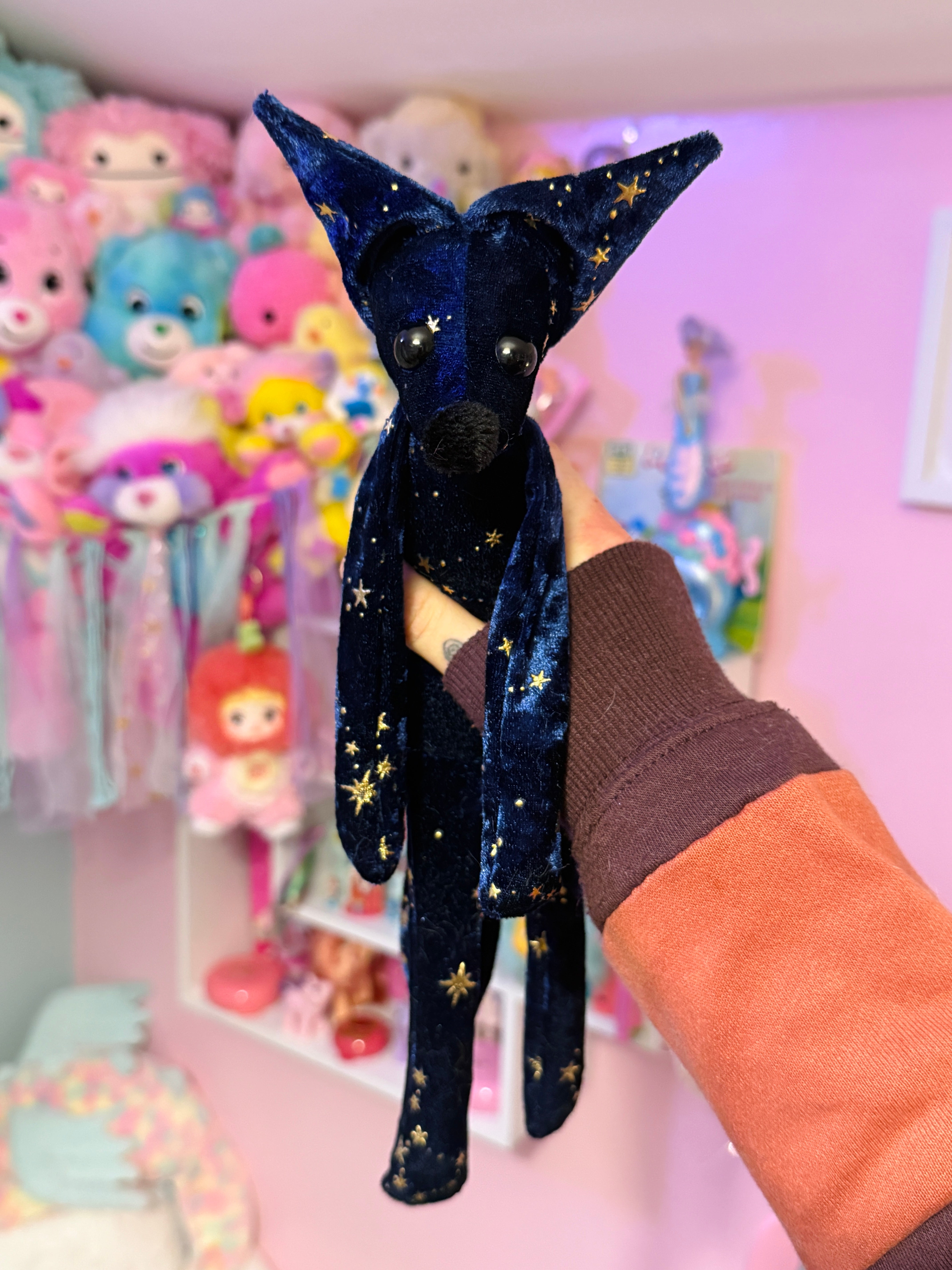 NEBULA FOX - Handmade Luxury Weighted Fox Doll