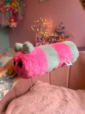 KIWIROSE PUDGEPUFF CATERPILLAR - Handmade Luxury Weighted Pudgepuff Doll