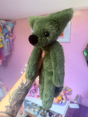 HUNTER FOX - Handmade Luxury Weighted Fox Doll