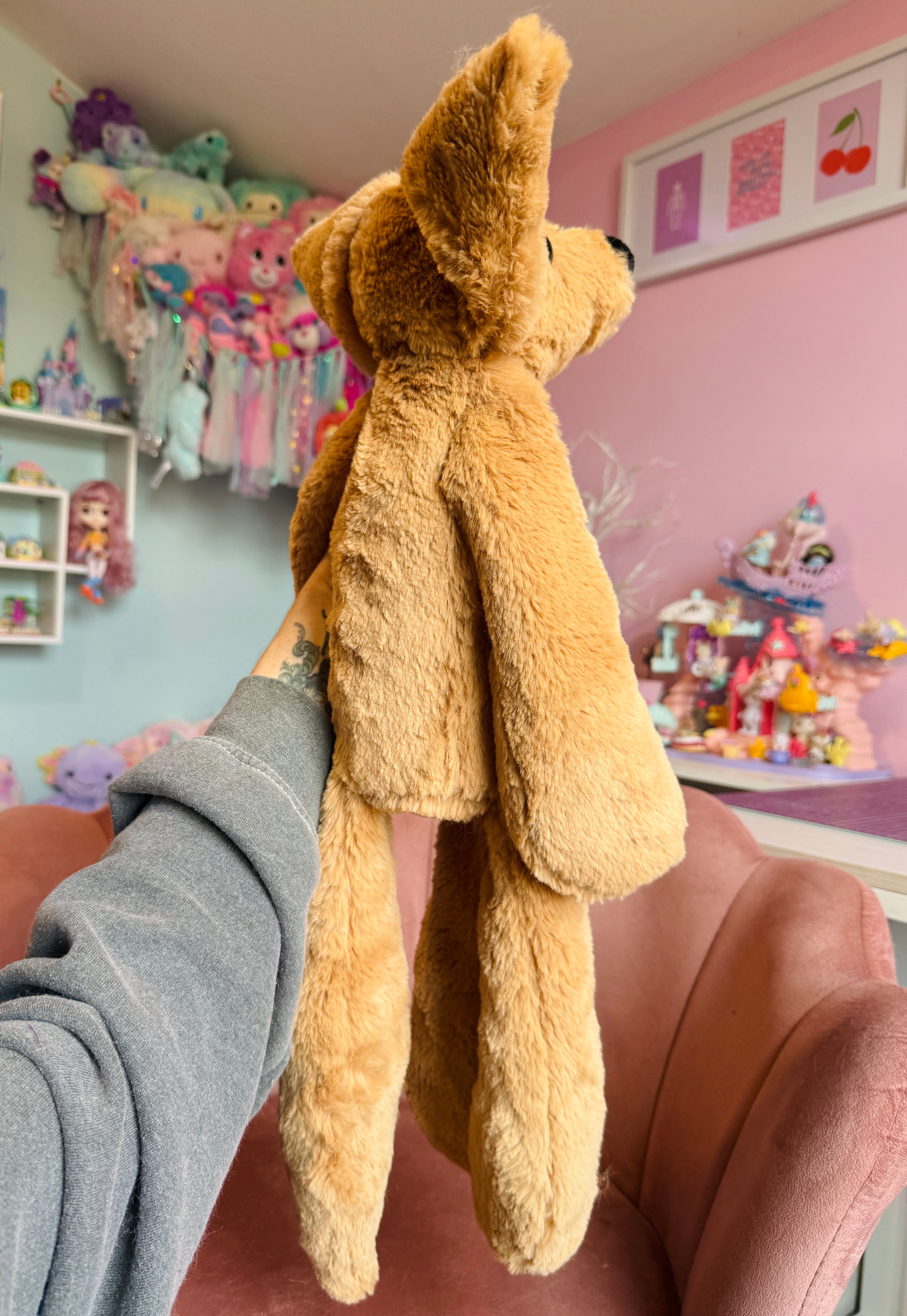 XL FUDGE FOX - Handmade Luxury Weighted Fox Doll