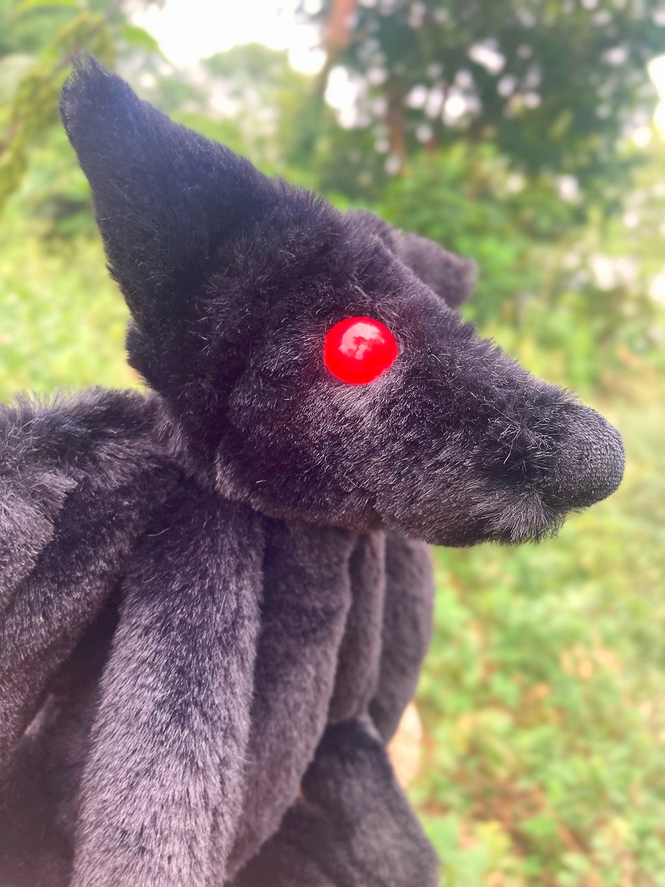 MOTHFOX (B) - Mothman Inspired Handmade Luxury Weighted Plush Doll