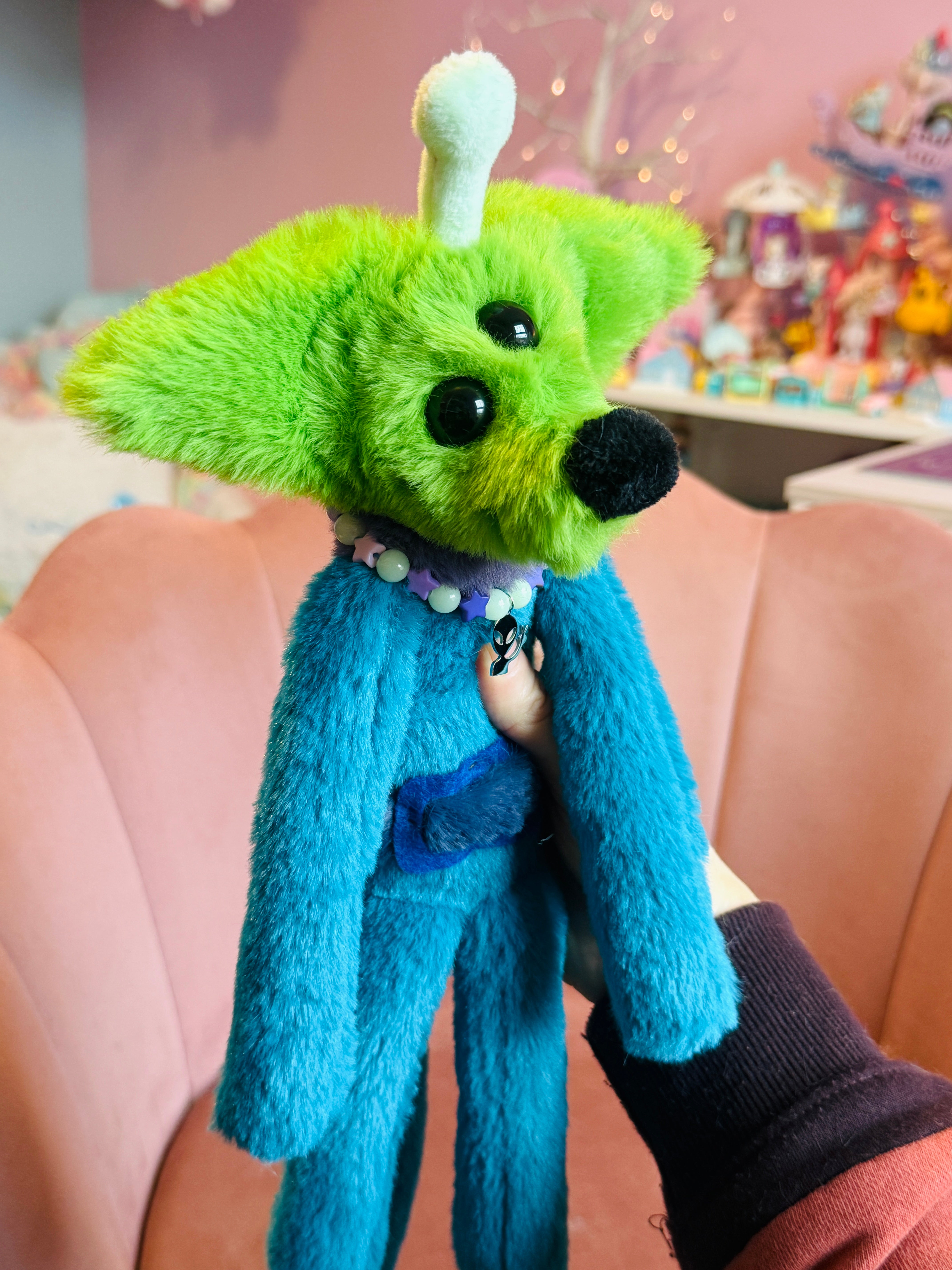 TOY STORY ALIEN FOX - Handmade Luxury Weighted Fox Doll