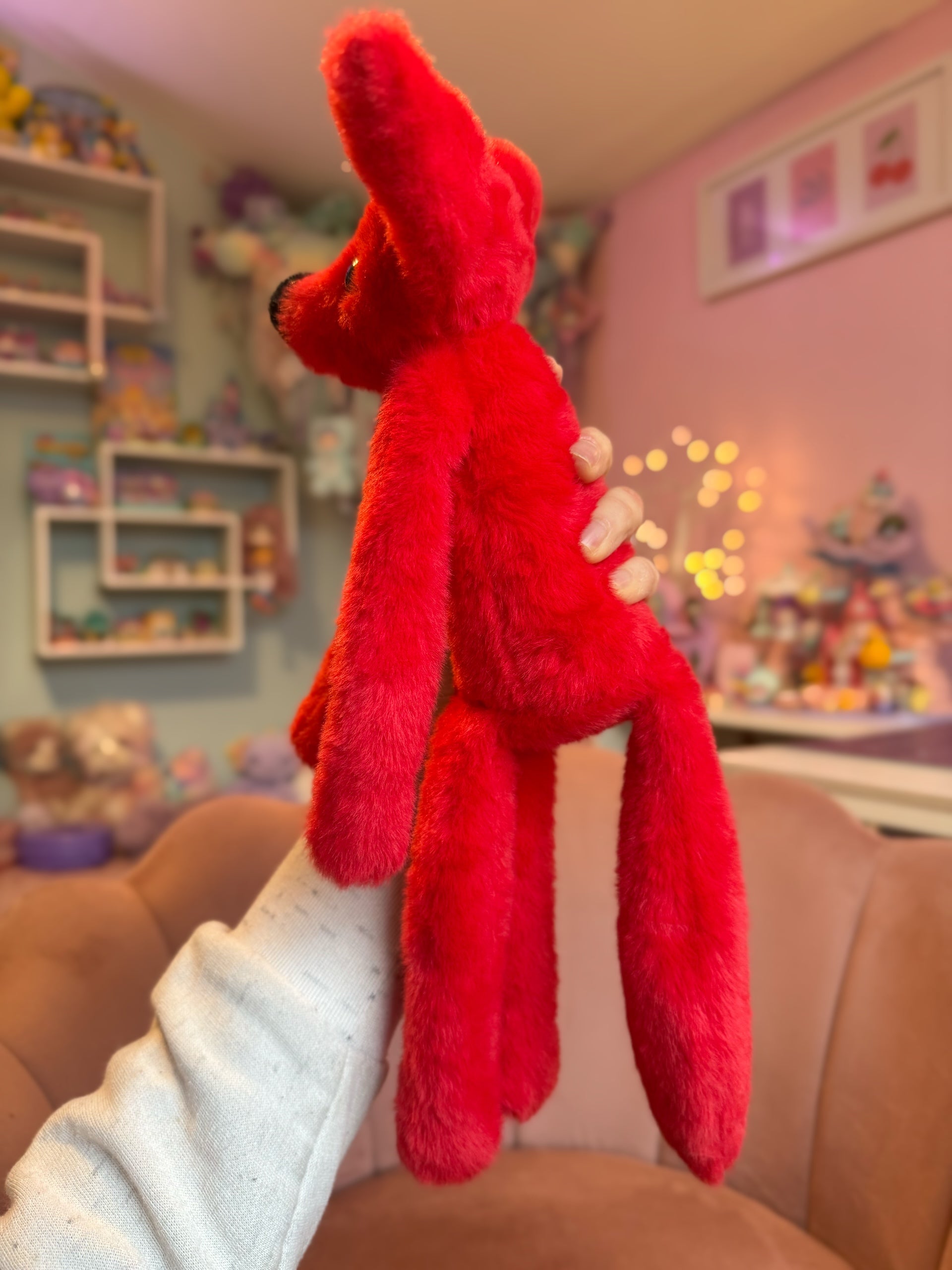 CRIMSON FOX - Handmade Luxury Weighted Fox Doll