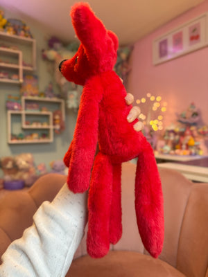 CRIMSON FOX - Handmade Luxury Weighted Fox Doll