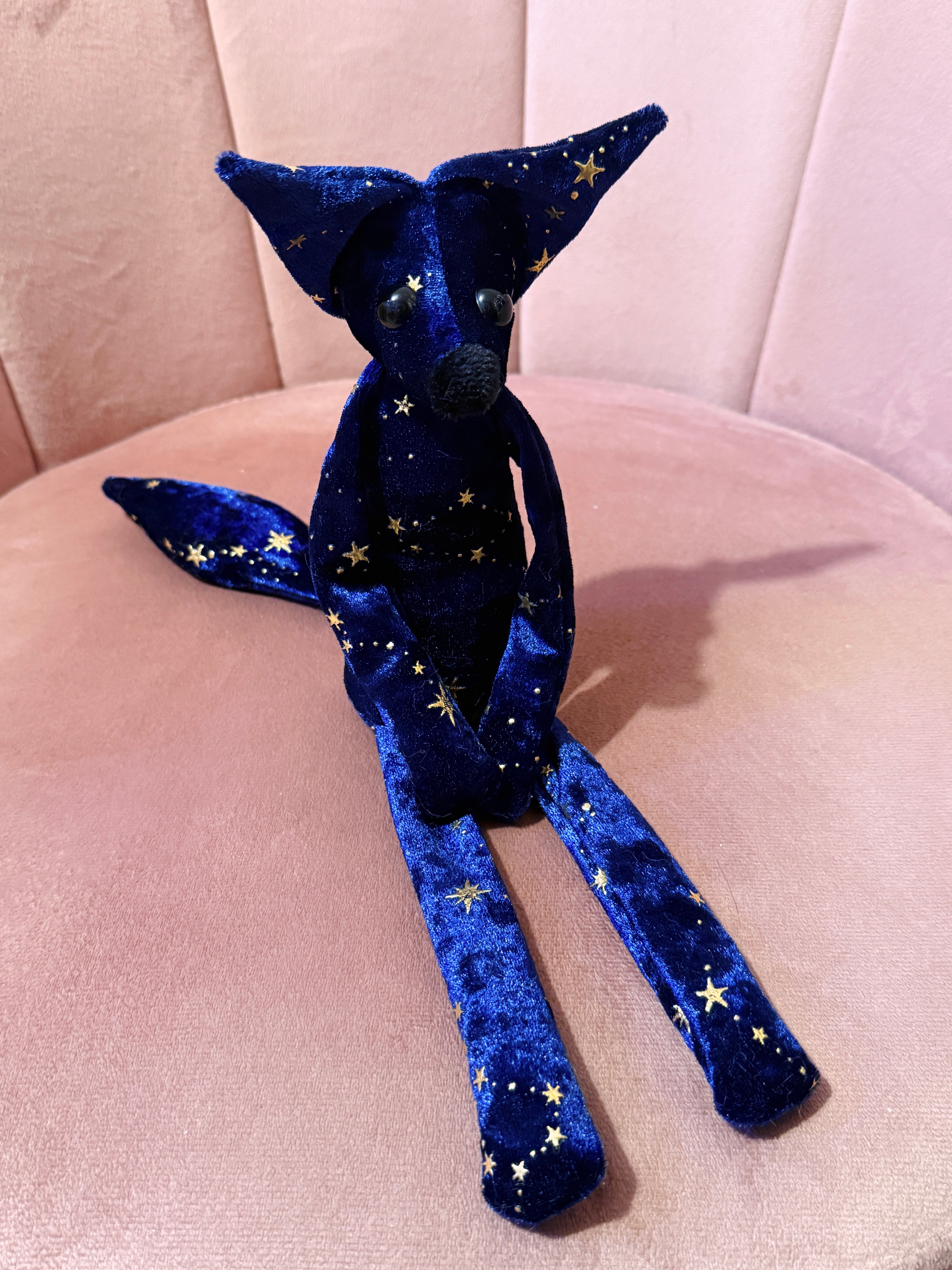 NEBULA FOX - Handmade Luxury Weighted Fox Doll