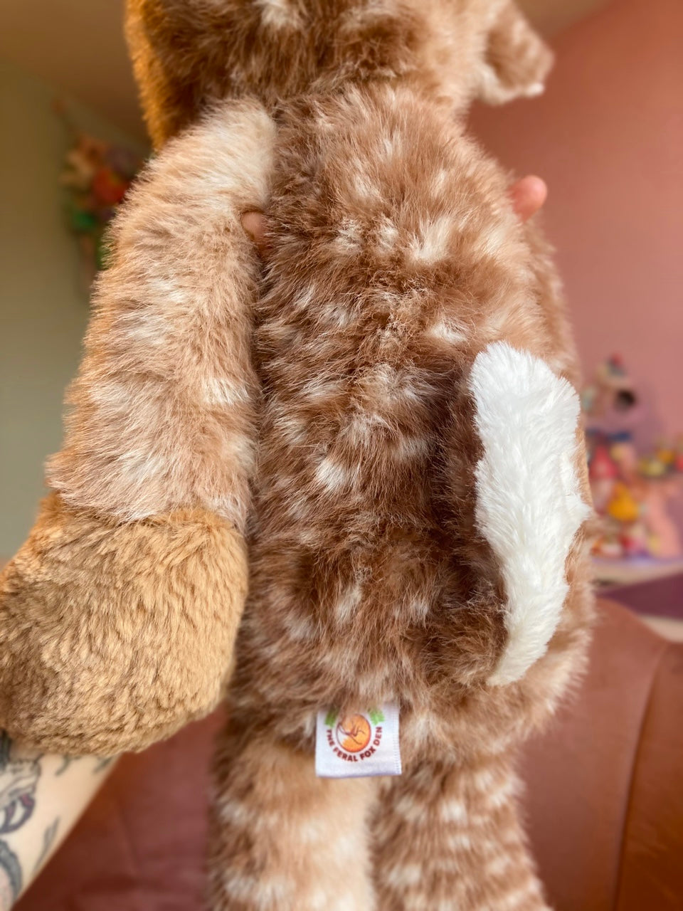 XXL FERAL WOODLAND DEER - Handmade Luxury Weighted Plush Doll