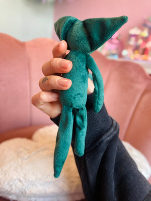 TINY FOREST FOX (A) - Mini Handmade Luxury Weighted Fox Doll