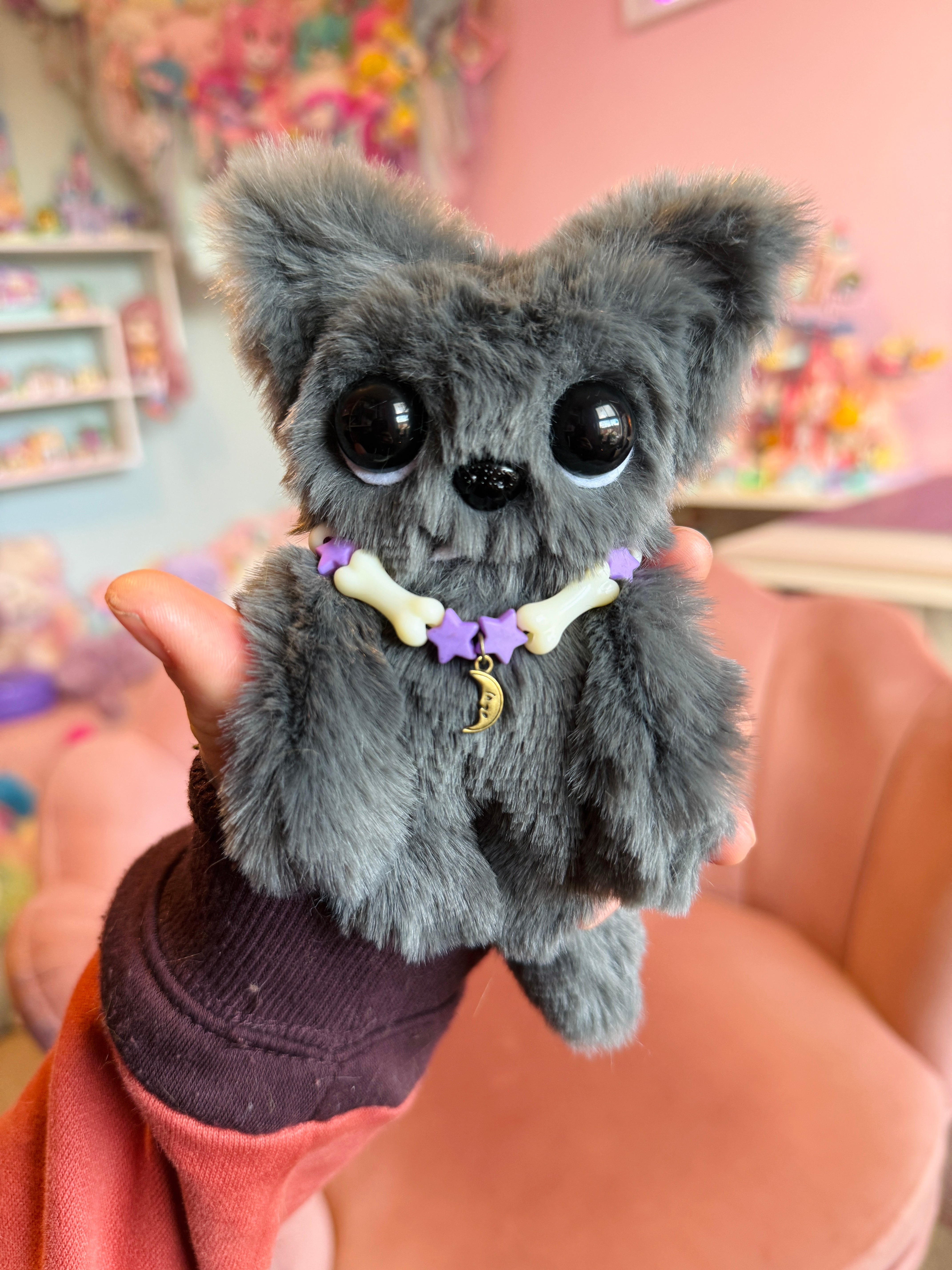 WEREWOLF PALMPUFF - Handmade Mini Luxury Weighted Doll