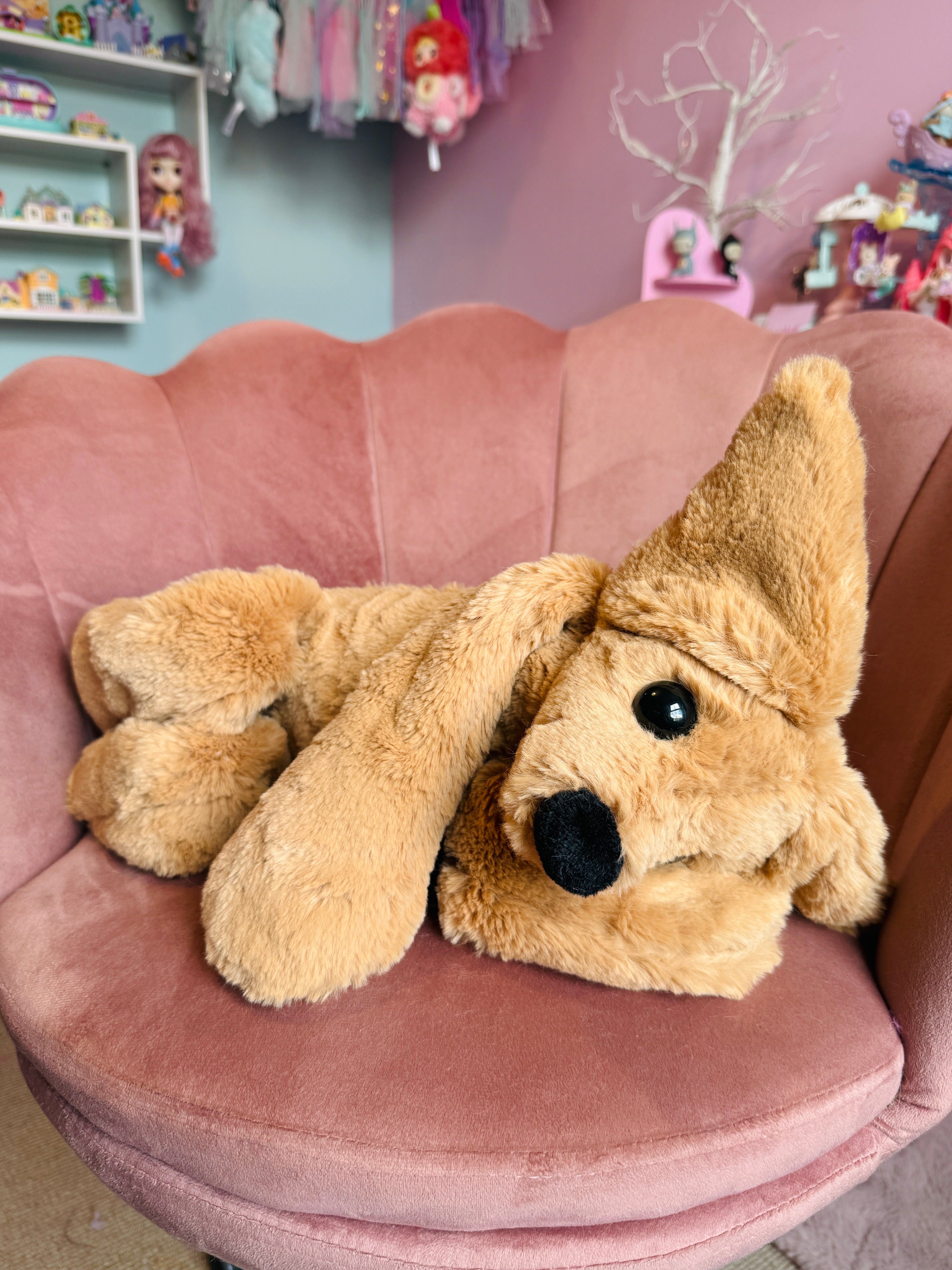 XL FUDGE FOX - Handmade Luxury Weighted Fox Doll