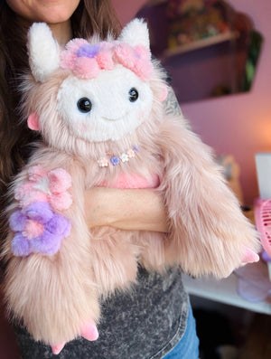RESERVED LISTING- DO NOT BUY UNLESS YOU ARE THE INTENDED RECIPIENT. MEADOW TROLL - Handmade Luxury Weighted Pudgepuff Doll