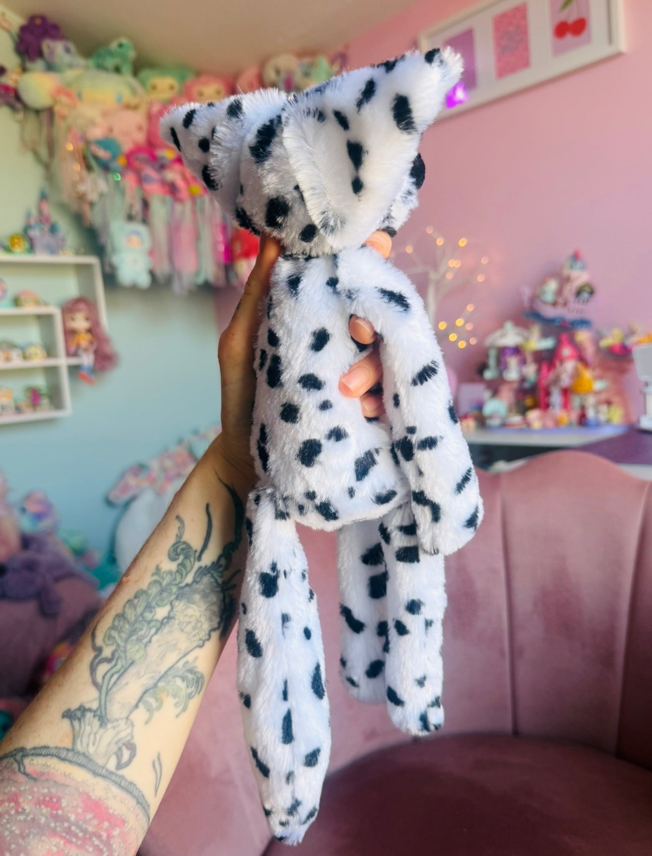 RESERVED -  FOX - Handmade Luxury Weighted Plush Fluffy Fox Doll