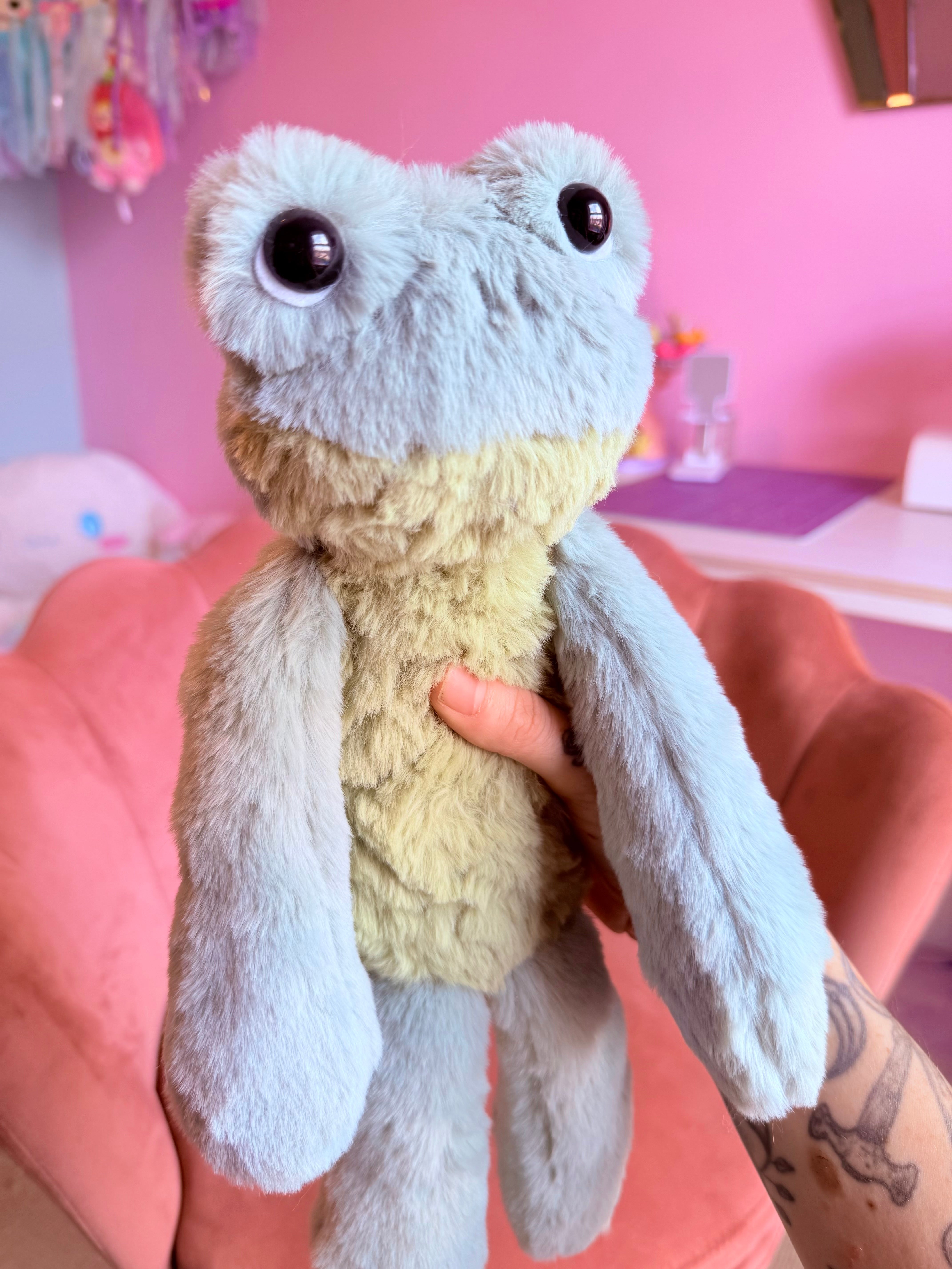FERAL FROG - Handmade Luxury Weighted Fox Doll
