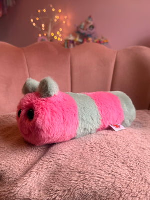 KIWIROSE PUDGEPUFF CATERPILLAR - Handmade Luxury Weighted Pudgepuff Doll