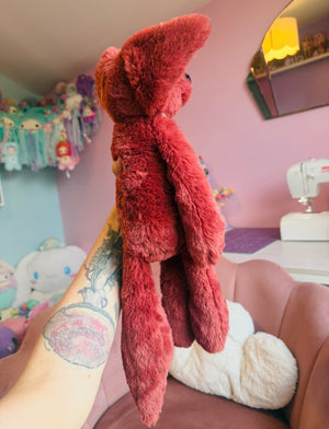 BIG RUBY FOX - Handmade Luxury Weighted Plush Doll