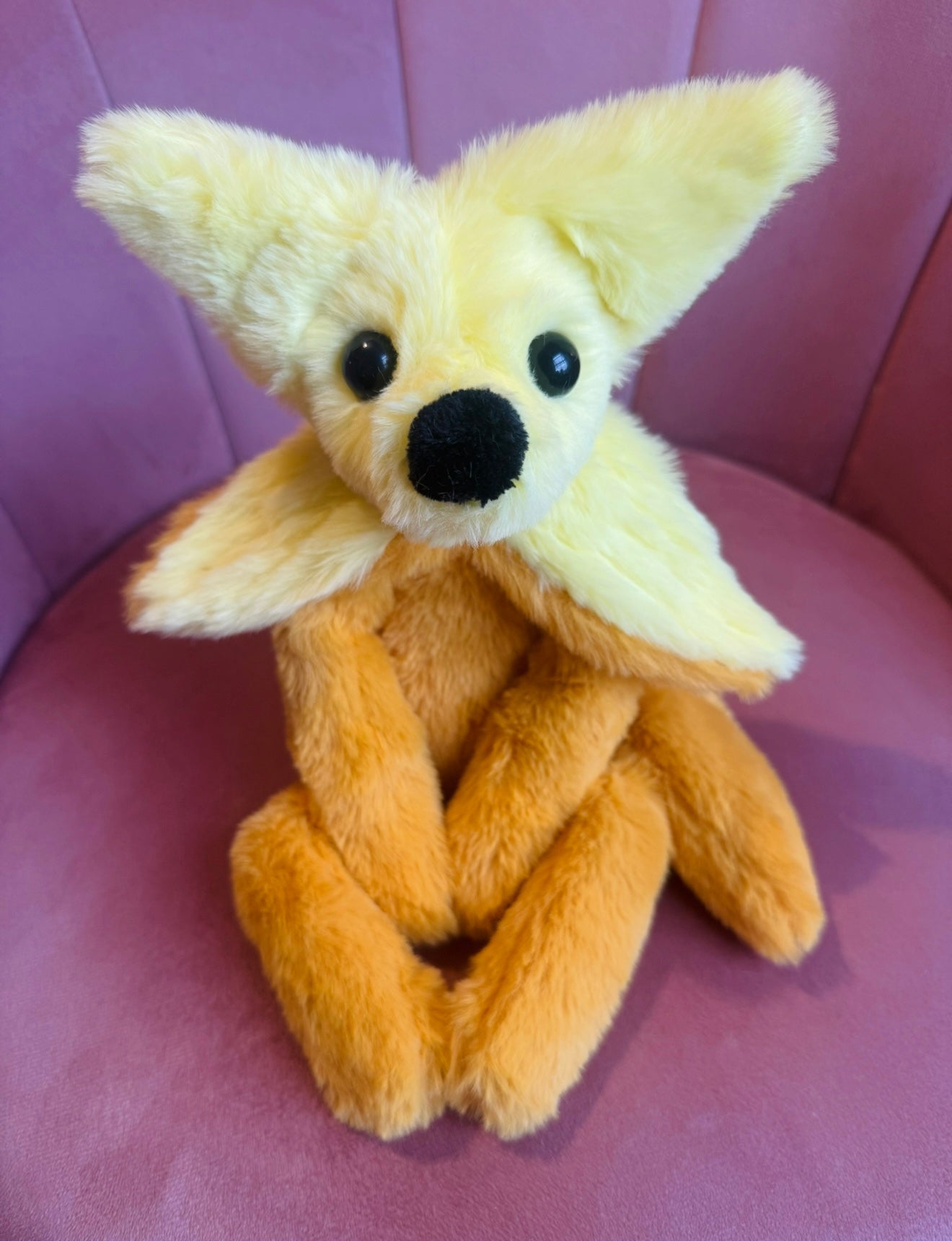 BANANA FOX - Handmade Luxury Weighted Fox Doll