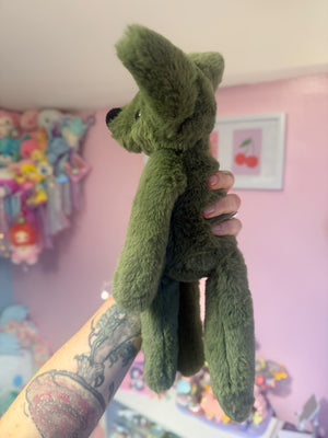 HUNTER FOX - Handmade Luxury Weighted Fox Doll