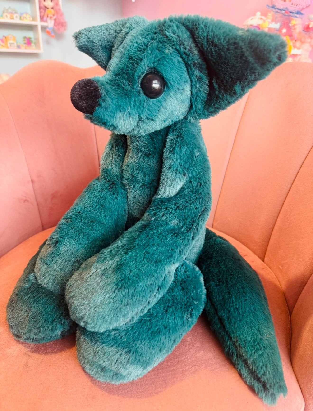 XL FOREST FOX - Handmade Luxury Weighted Fox Doll