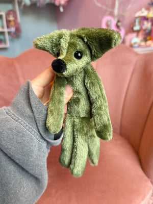 TINY HUNTER FOX - Handmade Luxury Weighted Fox Doll