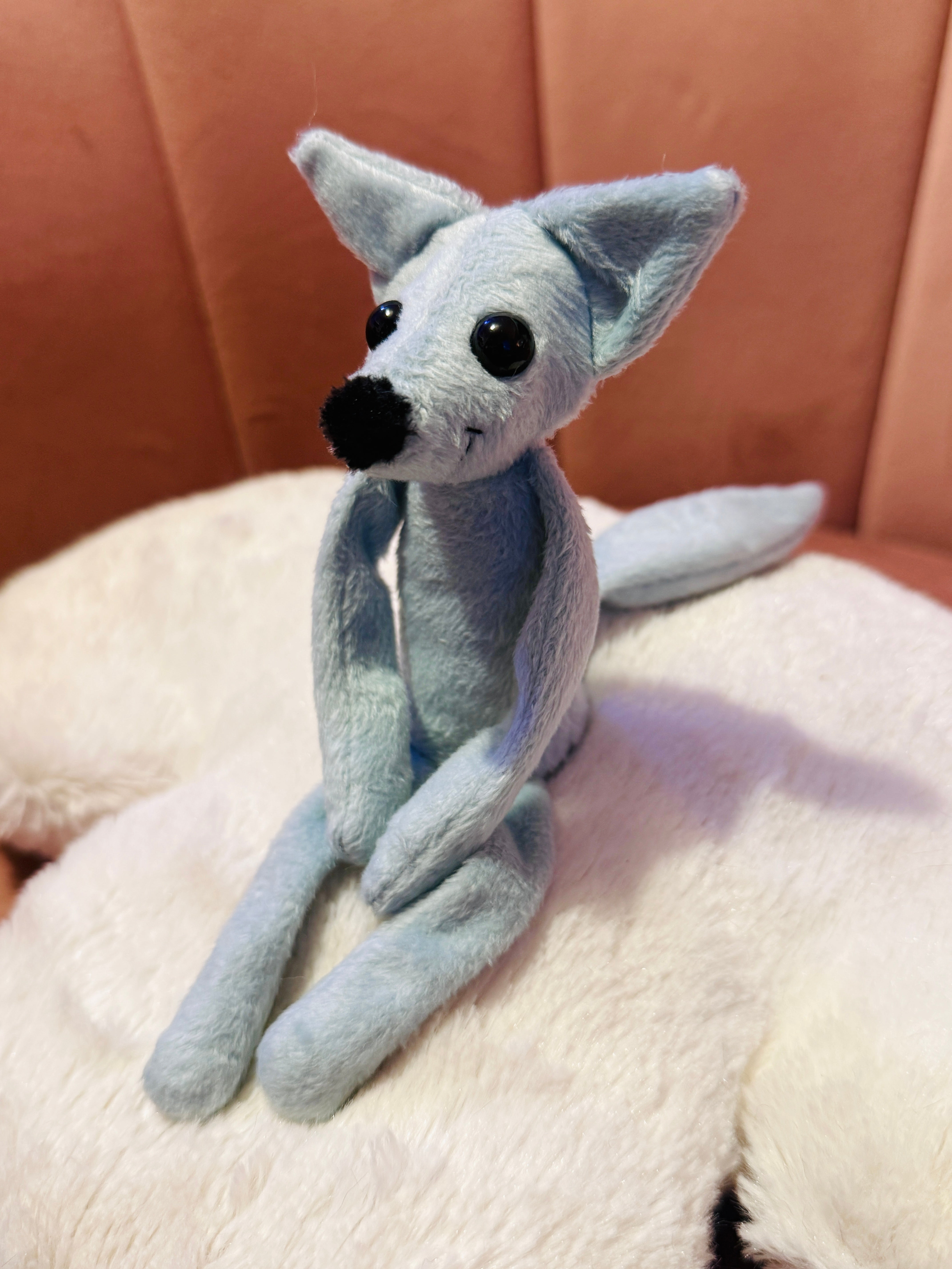 TINY SEASPRAY FOX - Handmade Luxury Weighted Fox Doll