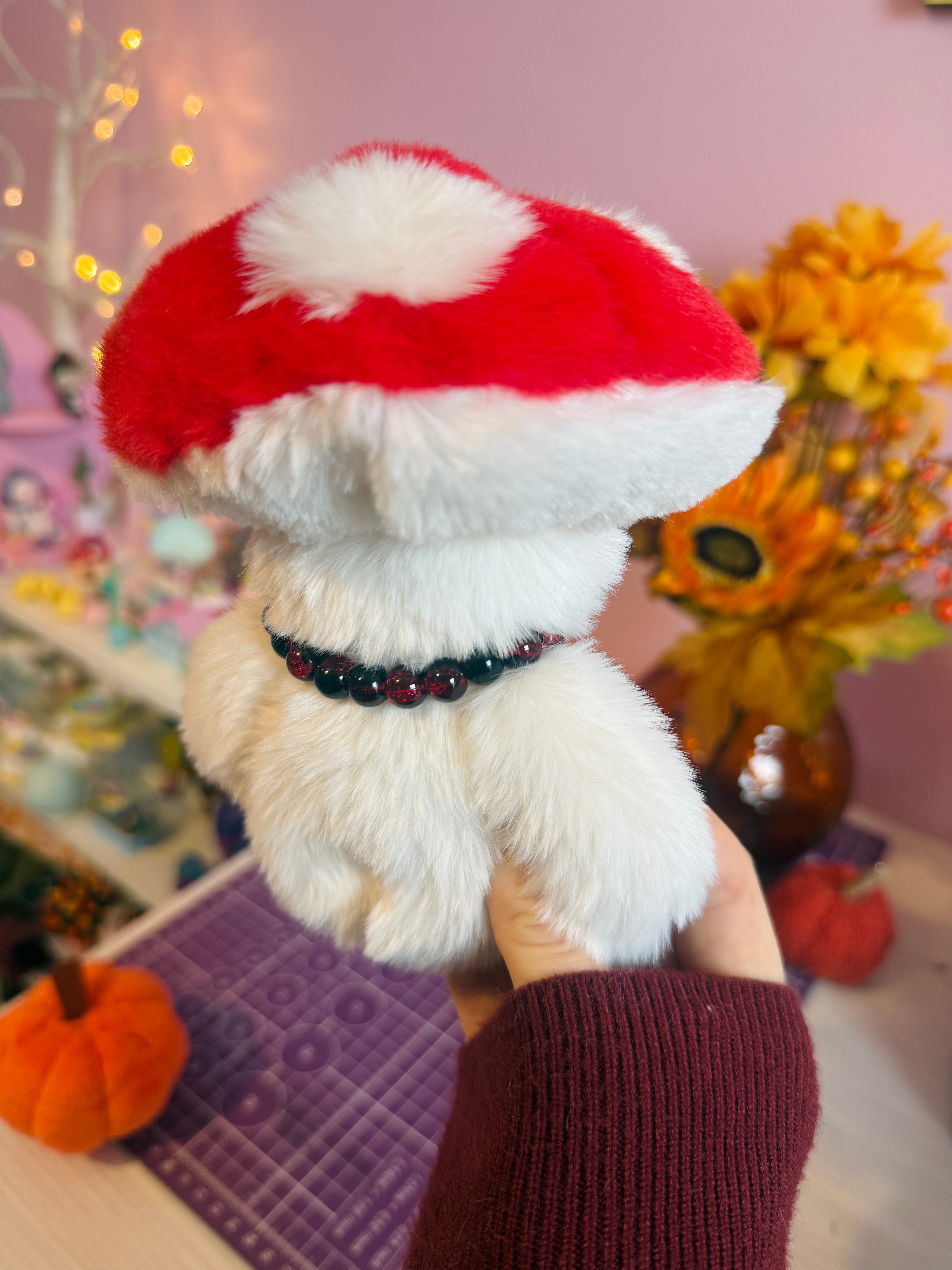 AMANITA PALMPUFF - Handmade Mini Luxury Weighted Doll