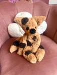 LARGE CHOC CHIP COOKIE FOX - Handmade Luxury Weighted Fox Doll