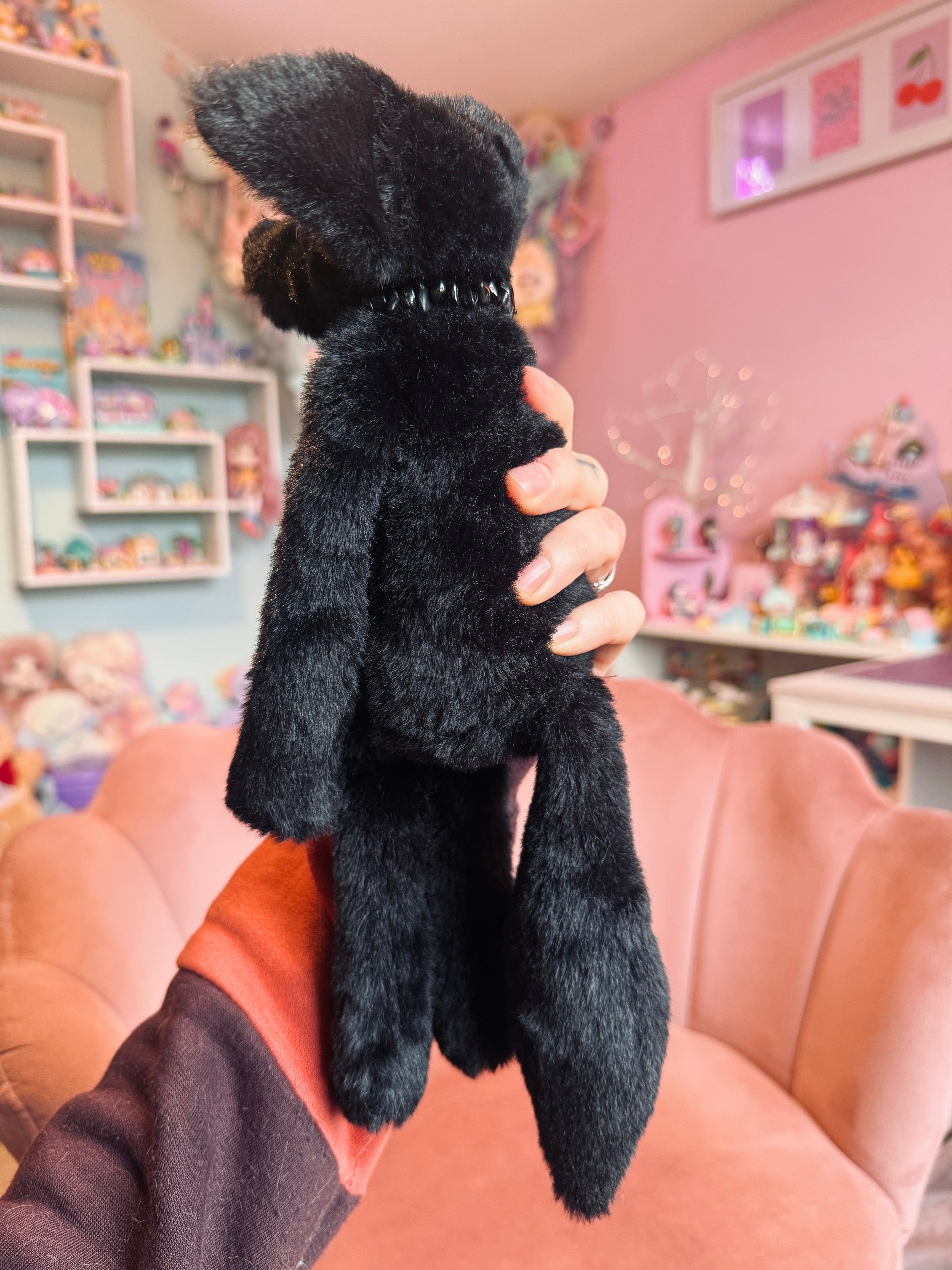 ONYX FOX - Handmade Luxury Weighted Fox Doll