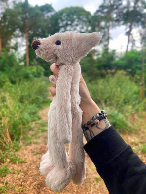 BIGFOOT FOX (2) - Handmade Luxury Weighted Plush Fluffy Fox Doll