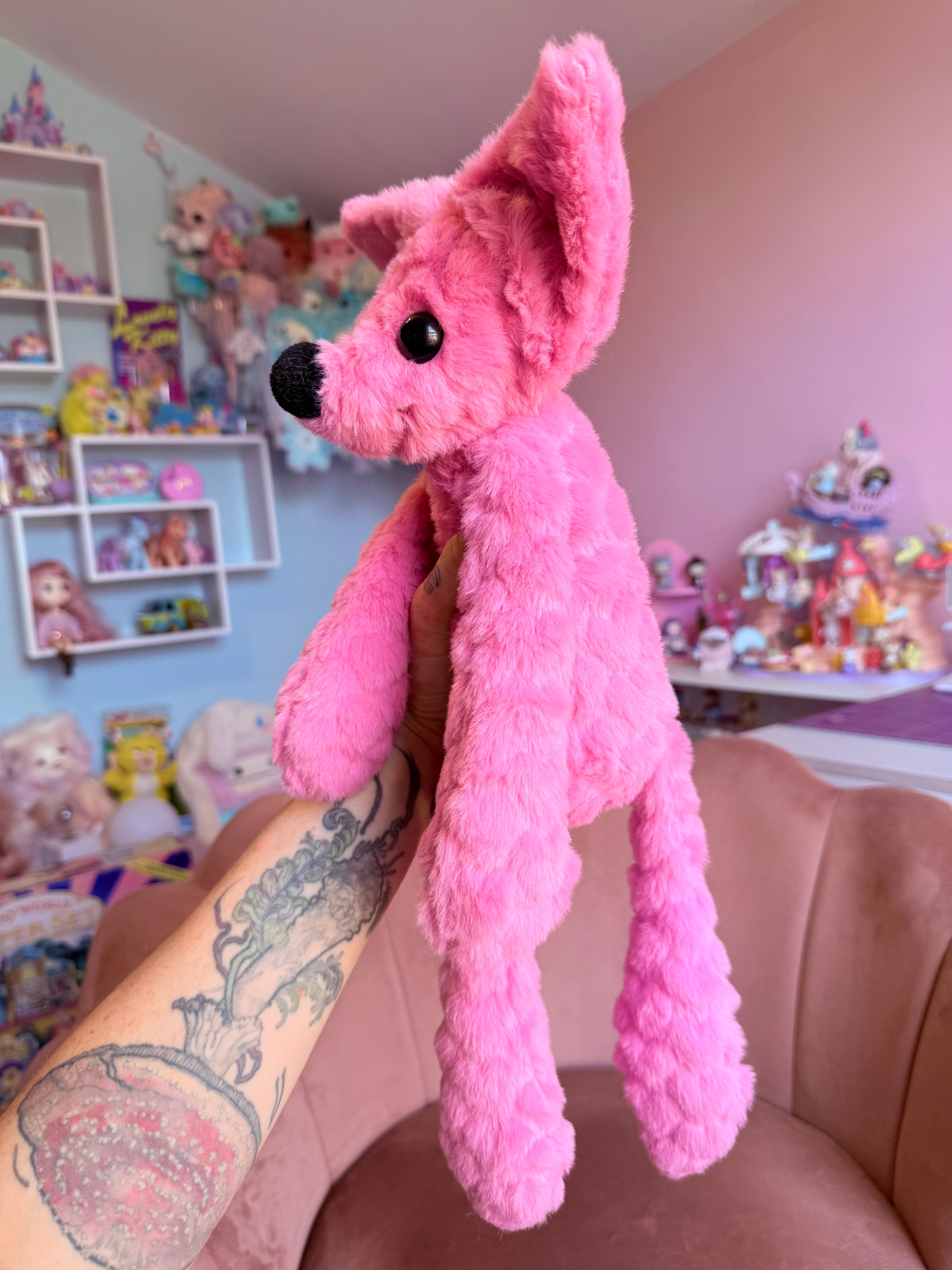 SWEETHEART FOX - Handmade Luxury Weighted Fox Doll
