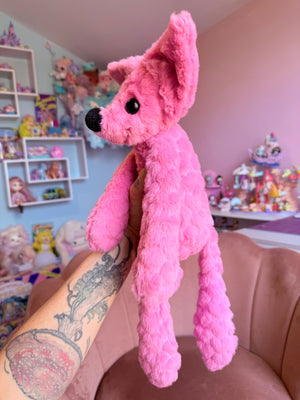 SWEETHEART FOX - Handmade Luxury Weighted Fox Doll