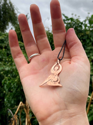 YOGA GODDESS Handmade Copper Necklace