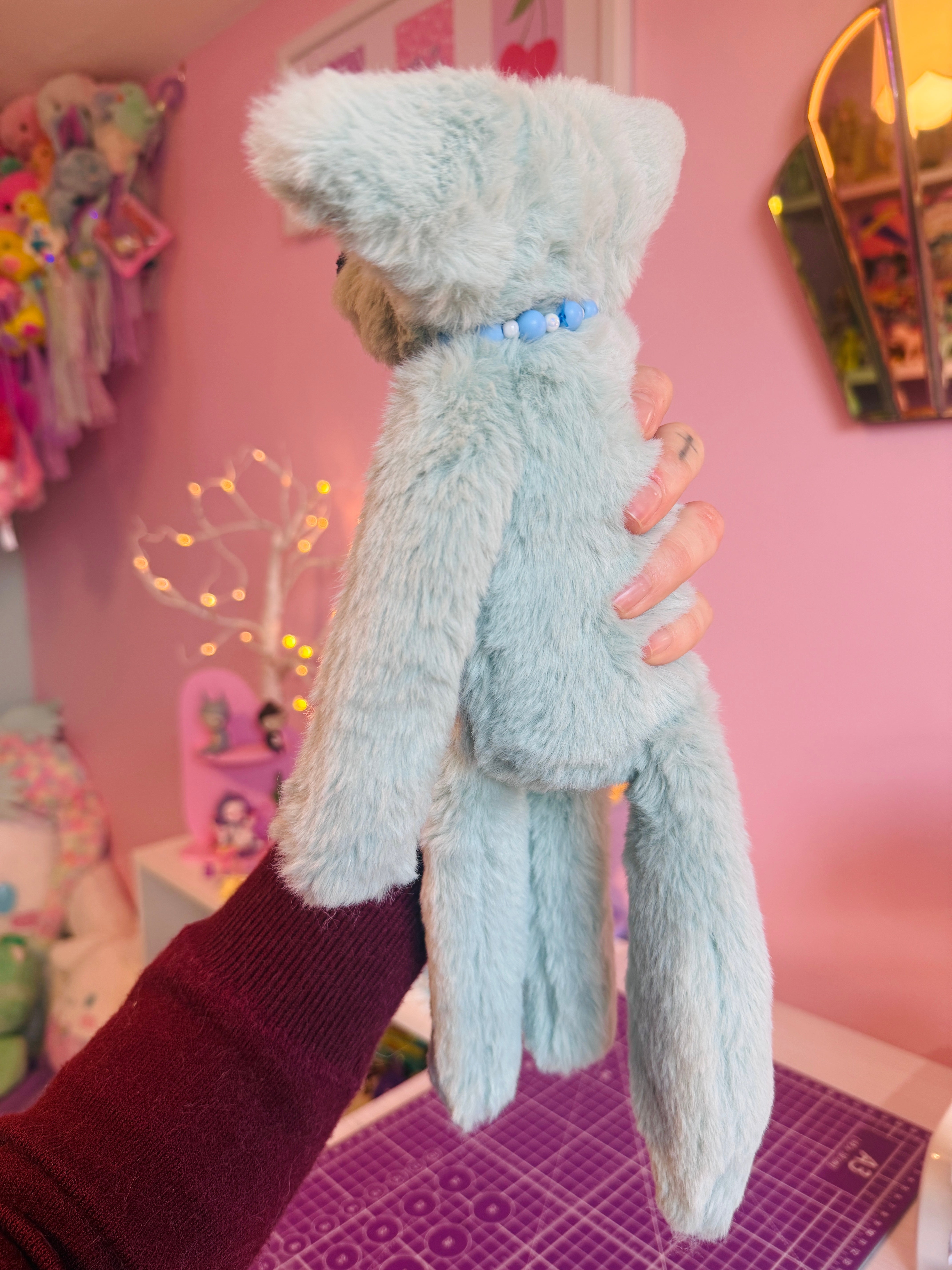 SEASPRAY FOX - Handmade Luxury Weighted Fox Doll