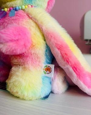 SUGARFLAPS THE COTTON CANDY MOTH - Handmade Luxury Weighted Pudgepuff Doll
