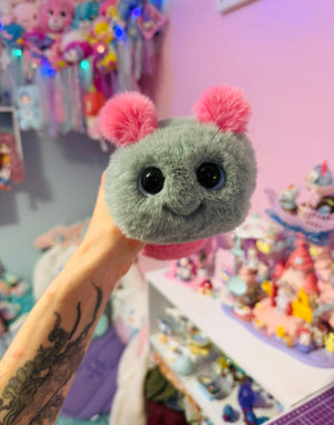 WATERMINT PUDGEPUFF CATERPILLAR - Handmade Luxury Weighted Pudgepuff Doll