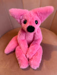 BUBBLEGUM FOX - Handmade Luxury Weighted Fox Doll