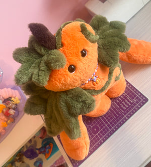 LARGE PUMPKIN PATCH PUDGEPUFF - Handmade Weighted Pumpkin Doll