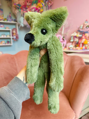 HUNTER FOX - Handmade Luxury Weighted Fox Doll