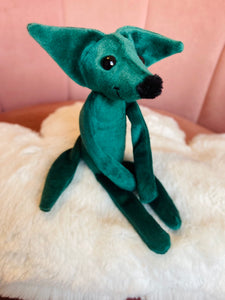 TINY FOREST FOX (A) - Mini Handmade Luxury Weighted Fox Doll