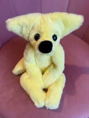 LEMON FOX - Handmade Luxury Weighted Fox Doll
