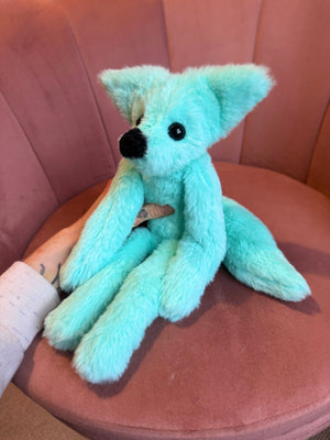 MINT FOX - Handmade Luxury Weighted Fox Doll